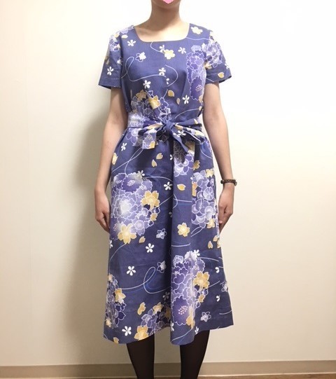 着物リメイク(ギャラリー2) - オーダーメイド服 ワンピース 【S for